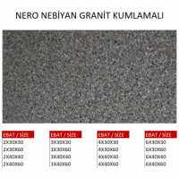 NERO NEBİYAN GRANİT KUMLAMALI